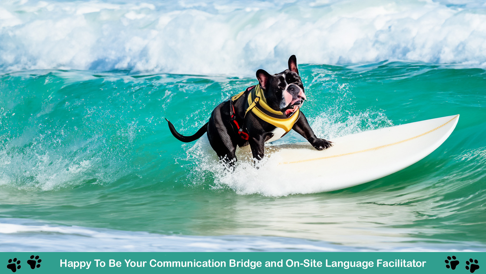 Vocalesis Interpreters Summer AI beach dogs surfing
