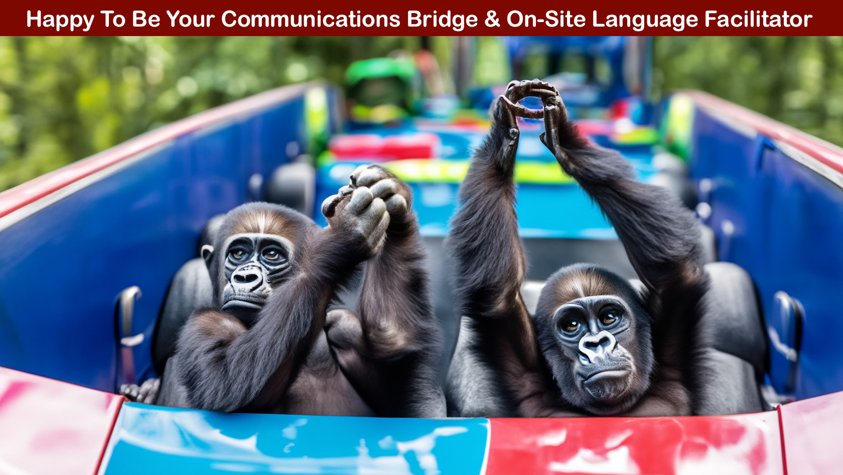Vocalesis Traductores Summer AI baby gorilla rollercoaster
